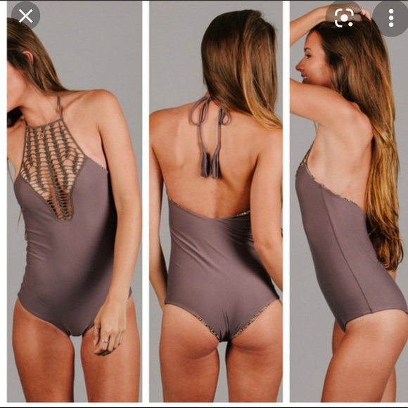Acacia Swimwear Teahupoo in fig - Picture 4 of 4